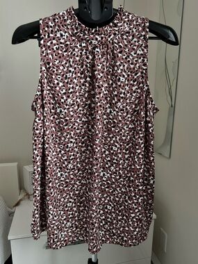 torrid Mauve Animal Spot Sleeveless Tank